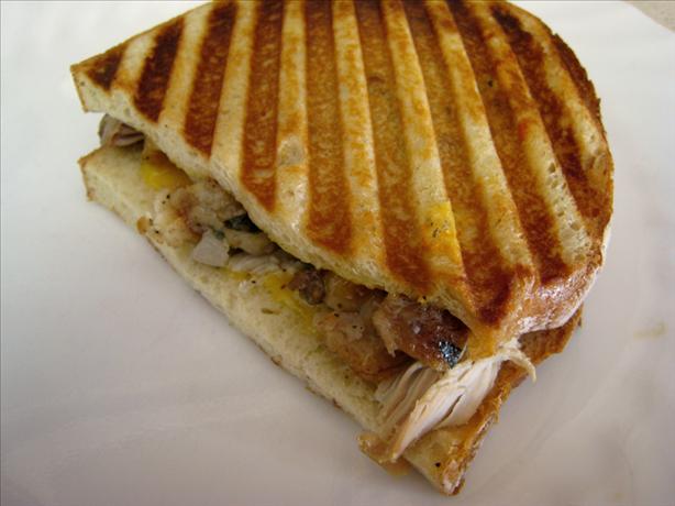 Black Friday Turkey and Stuffing Panini. Photo by Chef Itchy Monkey