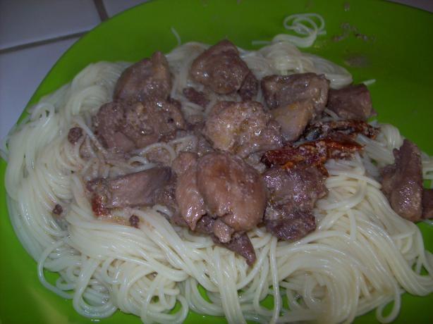 Creamy Chicken and Sun-Dried Tomato Pasta. Photo by Chef TraceyMae