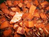 Crock Pot Sweet Potatoes & Cranberries With Toasted Pecans