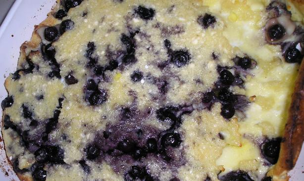 Blueberry and Cream Cheese Dutch Baby. Photo by Deb G