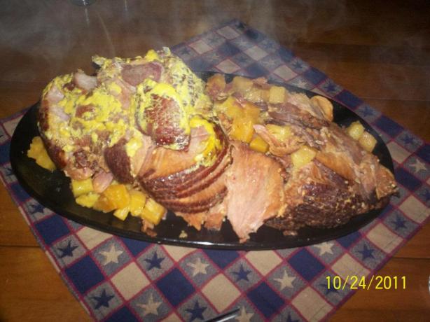 Maack Family Thanksgiving Crock Pot Ham. Photo by PSU Lioness