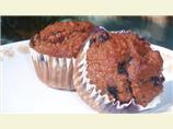 Blueberry-Walnut Wheat Germ Muffins
