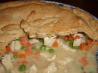 Chicken Pot Pie with Biscuit Crust