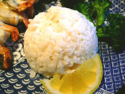 Steamed Rice With Coconut and Lemon. Photo by Mikekey