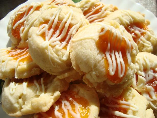 White Chocolate Apricot Thumbprint Cookies. Photo by um-um-good