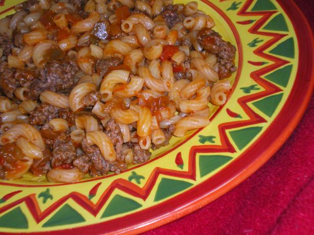 Salsa Mac and Beef. Photo by Julie B's Hive