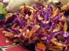 Dazzling Winter  Slaw - Red Cabbage, Apple and Pecan Salad
