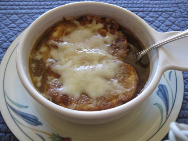 Slow Cooker French Onion Soup. Photo by WiGal