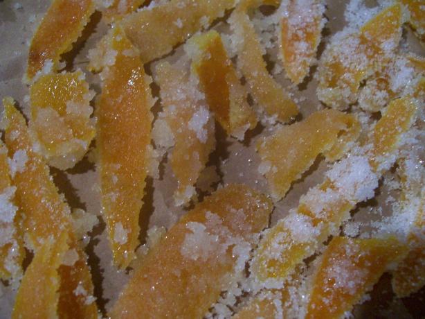 Candied Orange Peel. Photo by Sharon123