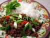 Minced Beef With Chilli, Garlic & Holy Basil. Recipe by Jewelies