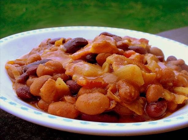 Mom's Baked Beans. Photo by VickyJ