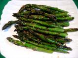 Roasted Asparagus With Garlic Dressing