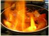 Flaming Garlic and Whisky Gambas! (King Prawns - Giant Shrimp)