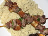 Skewers of Lamb, Prosciutto, and Sage