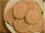 White Chocolate and Dark Pinwheel Cookies