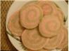 White Chocolate and Dark Pinwheel Cookies. Recipe by Tabby Bartley