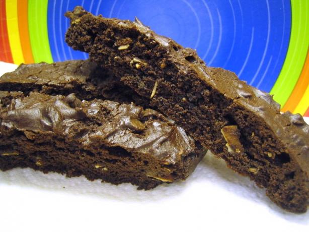 Cake Mix Chocolate Almond Biscotti. Photo by brokenburner