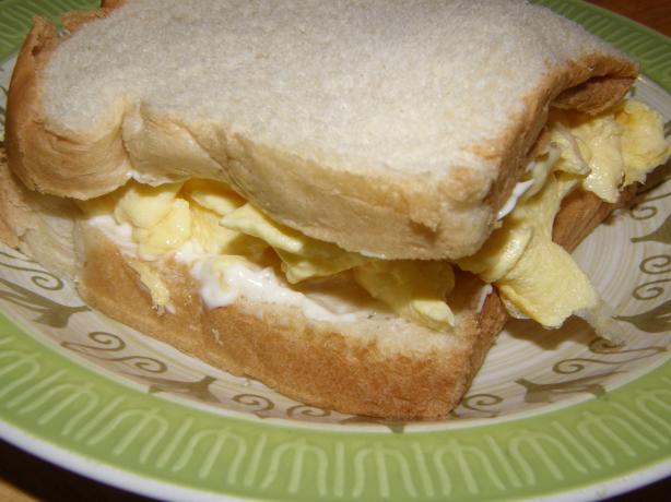 My Favorite Comfort Food Egg Sandwich. Photo by mydesigirl