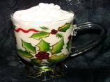 White Hot Chocolate With Candy Canes (Adult or Kid Version)