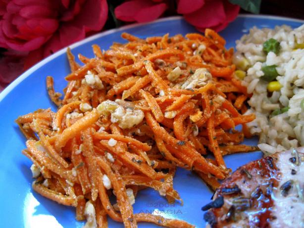 Spiced Carrot Salad (Greek). Photo by Annacia