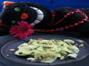 Zucchini Carpaccio With Feta and Pine Nuts