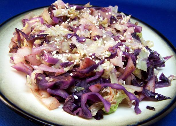 Five Spice Cabbage. Photo by PaulaG