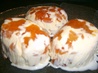 Apricot & Almond Ice Cream Domes
