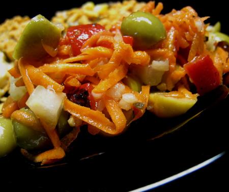 Olive Salad. Photo by Caroline Cooks