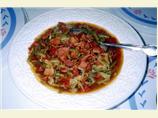 Green Beans, Tomatoes and Bacon
