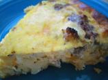 Apple Sausage Quiche