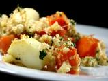Roast Vegetables With Pine Nut Crumble