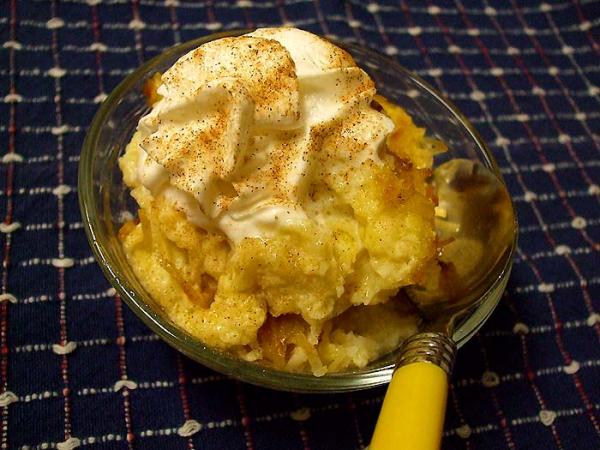 White Ladies Pudding - Nun's  Bread and Butter Pudding. Photo by VickyJ