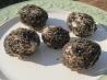Black Olives Goat Truffles. Recipe by Boomette