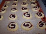 Cranberry Cherry Pinwheel Christmas Cookies. Photo by KK - Chef #426156