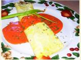 Chorizo  Omelet With Chipotle Cream Sauce