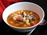 After Thanksgiving Soup With Garlic, Spinach, and Tomatoes. Recipe by 3KillerBs