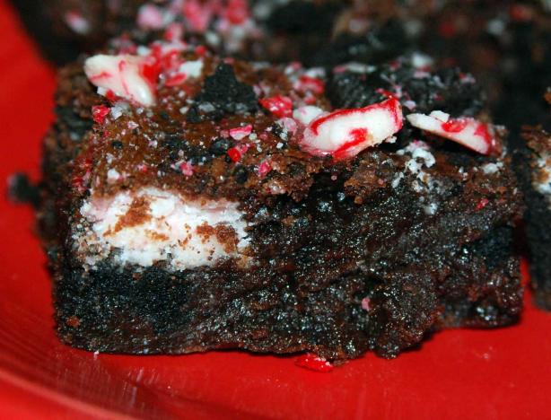 " Joe's" Peppermint Cookies N Cream Brownies. Photo by appleydapply