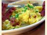 Garlic Eggs Cooked on the Plate