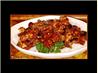 Saut&eacute;ed Eggplant and Pork in Tomato Sauce on Rice. Recipe by IOjaw