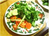 Grilled Chicken Salad With Zucchini & Mushrooms