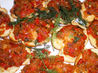 Crostini With Roasted Vegetables and Smoked Mozzarella. Recipe by loveleesmile