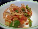 Winter Onion and Tomato Salad