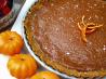 Pumpkin-Grand Marnier Tart With Gingersnap Crust