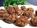 Pecan-Stuffed Mushrooms