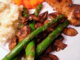 Asparagus and Mushroom Saute