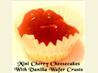 Mini Cherry Cheesecakes with Vanilla Wafer Crusts