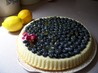 Fresh Blueberries With Mascarpone Cheese and Lemon Curd. Recipe by LaurietheLibrarian