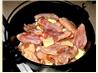 Dutch Oven Hot Peglegs and Wings (Chicken). Recipe by Bone Man