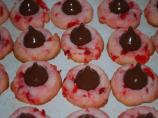 Cherry Cordial Kiss Cookies