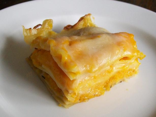Lighter Butternut Squash Lasagna. Photo by tomsawyer